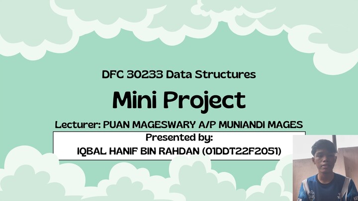 Mini Project Presentation | Data Structures