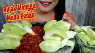 ASMR RUJAK MANGGA MUDA PEDAS | ASMR MUKBANG INDONESIA | EATING SOUNDS