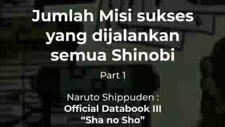 Shinobi mana lagi yg  menjalankakn terbanyak ???