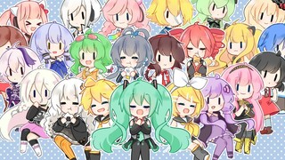 [Pseudo full staff] Warna penyanyi virtual! Semua orang sangat imut (＞口＜)