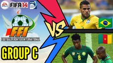 FIFA 14: FFI World Cup 2023 | Brazil VS Cameroon (Group C)