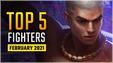 Top 5 Best Fighters in February 2021 | Paquito Joins the List! Mobile Legends