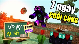 Minecraft Lớp Học Ma Sói (Phần Cuối) #6- 7 NGÀY CUỐI CÙNG CỦA JAKI 🐺 vs 😭