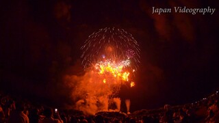 [4K]2017年 赤川花火大会 デザイン花火 ㈲安藤煙火店「COLOR」Akagawa All Japan Design Hanabi Contest | Andoh Fireworks