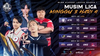 (BM) MAL MY S1 Musim Liga Minggu 3 Hari Keempat