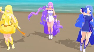 【mmdぴちぴちピッチ】かれん・ノエル・ココでライアーダンス