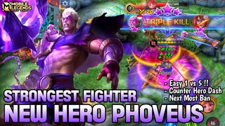 Next New Hero Phoveus Gameplay , Shadow Of Dread - Mobile Legends Bang Bang