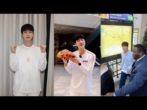 Interview with Jin of BTS and a Surprise Gift for Jin at 2024 Paris Olympic