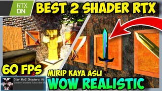 Nice😱 2 SHADERS REALISTIC MCPE 1.17 | Shaders nya ringan dan Water Realistic | Shaders mcpe 1.17