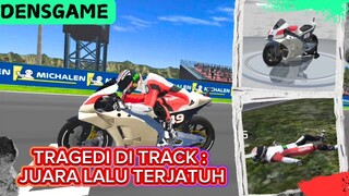 TRAGEDI DI TRACK : JUARA LALU TERJATUH 😱