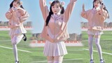 (คัฟเวอร์แดนซ์) [Tsuki] เต้นคัฟเวอร์เพลง Super Sensitive สนามโรงเรียน