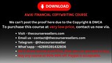 AWAI Financial Copywriting Course