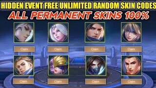 GET FREE UNLIMITED RANDOM SKINS CODE IN NEW EVENT! MOBILE LEGENDS