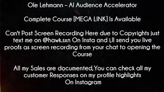 Ole Lehmann Course AI Audience Accelerator download