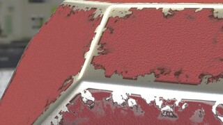 Blender edge wear effect