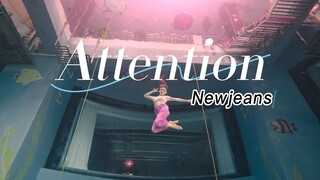 Underwater silky dance to NewJeans' "Attention"