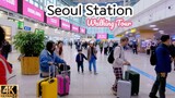 SEOUL KOREA | Explore Seoul Station to Go Anywhere in Korea | 서울역 워킹투어 | 4K WALK