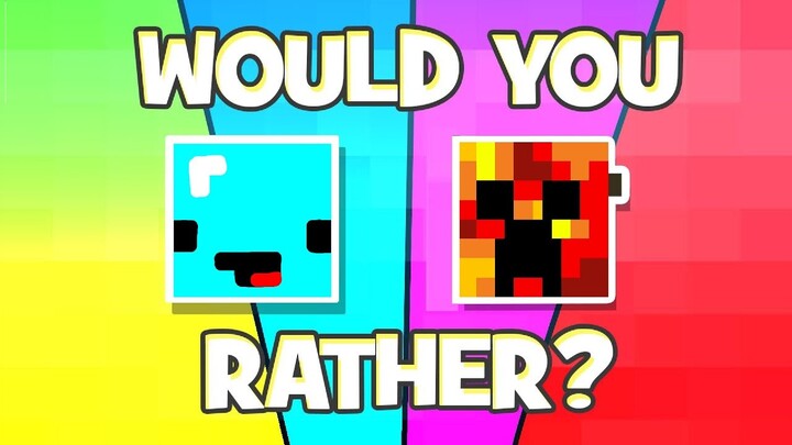 the most extreme minecraft would you rather in history