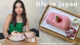 Living in Japan | ktown in tokyo, eating Korean food for a day & yummy desserts!