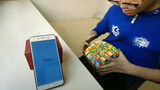 Anak lokal(?) menyelesaikan rubik cube 17 level dalam dua setengah jam