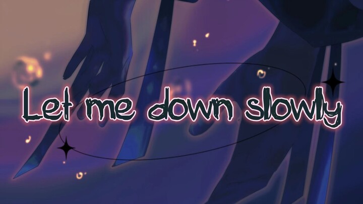 【Let me down slowly】雌雄莫辨嗓音超高还原度翻唱！夜深了，进来emo！