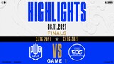 Highlights DK vs EDG [GAME 1] [CHUNG KẾT] [CKTG 2021] [06.11.2021]