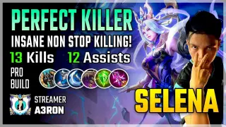 Perfect Killer! Selena Best Build 2020 Gameplay by A3RON | Diamond Giveaway | Mobile Legends