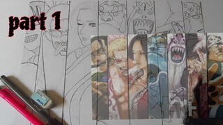 Line Art Gambar Shichibukai di One Piece (coloring part 2)