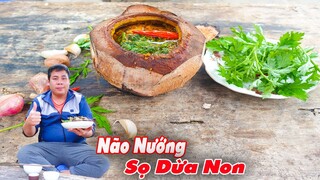 NÃO NƯỚNG SỌ DỪA NON | Món Ăn Độc Lạ Có 1 Không 2 | Ẩm Thực Bát Giới - Bát Giới TV Official