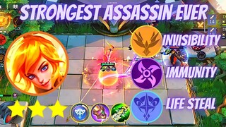 3 STAR INVISIBLE FANNY ASTRO POWER META DESTROYER | STRONGEST & ANNOYING ASSASSIN EVER MAGIC CHESS