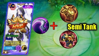 Ruby Semi-Tank Build | Escaping Legend | Mobile Legends√