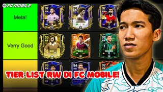 Tier List RW di FC Mobile Versi FMD! Pilihan Kartu RW Terbaik di FC Mobile?! | FC Mobile Indonesia