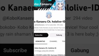 Selamat 2 Juta Subscriber Nya Kobo-can #vtuber #kobo_kanaeru #shorts