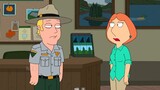Family Guy: Pesawatnya jatuh dan F3 terjebak di hutan perawan, sehingga Pete kembali ke nenek moyang