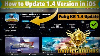 How To Update PUBG Global 1.4 Version in iOS | Pubg KR 1.4 Update in iOS | Very Easy