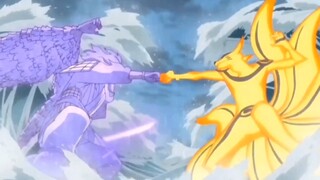 Cut out unnecessary dialogue! Naruto vs Sasuke! Battle in the Valley of the End! An epic showdown th