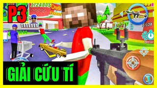 [ Dude Theft Wars ] THẦY CÙNG CẢ LỚP GIẢI CỨU THẰNG TÍ TRONG TÙ ( Phần 3 ) | GAME CÙNG LỚP HỌC