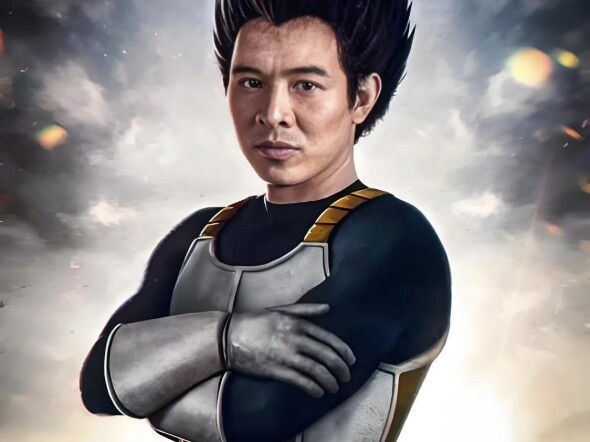 Jet Li is very suitable to play Vegeta, so domineering