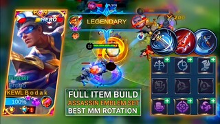 BRUNO BEST BUILD, EMBLEM AND ROTATION | TOP GLOBAL BRUNO BEST BUILD 2021 - Master Bodak MLBB