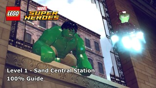 #1 Sand Central Station 100% Guide - LEGO Marvel Super Heroes