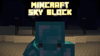 Minecraft Sky Block animasi bagian akhir