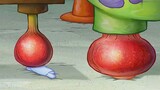 Squidward is so mean. He taught Spongebob the wrong way and his ankles became swollen!