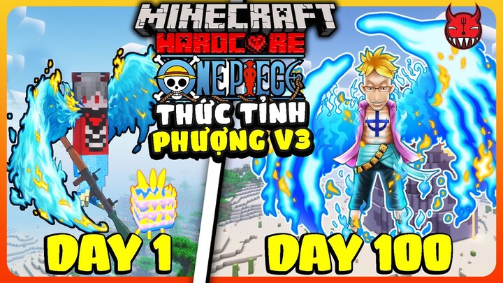 SongFish Review 100 Ngày Sinh Tồn One Piece Thức Tỉnh Phượng Hoàng V3 Minecraft Siêu Khó