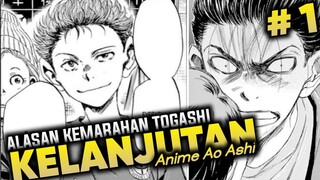 ALASAN PERTIKAIAN TOGASHI DAN TAKESHIMA - ALUR CERITA AO ASHI VERSI MANGA  ( AO ASHI EPISODE 20)