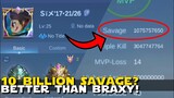 THE MLBB PLAYER WITH 10 BILLION SAVAGES?! | 257 MATCHES ONLY! | BETTER THAN BRAXY?! | MOBILE LEGENDS