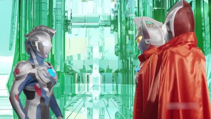 Ultraman Zeta's meeting with Instructor Taro and Captain Zoffy