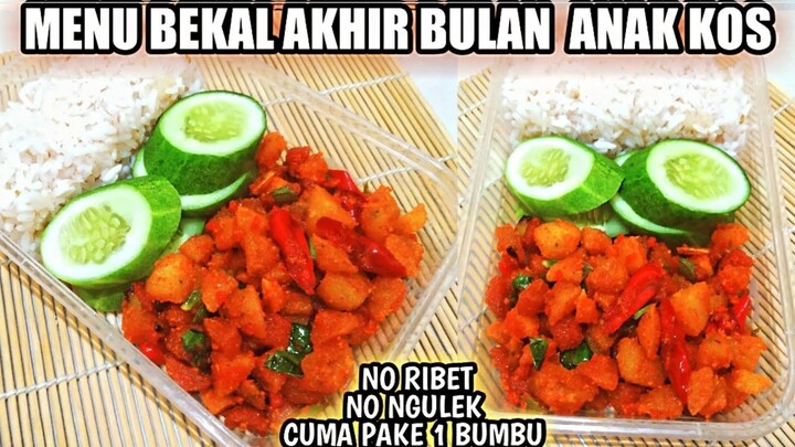 Saya tidak membeli di luar lagi‼️ Menu akhir bulan ini tidak kalah enak dengan yg di jual di warteg