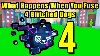 What Happens When You Fuse 4 Glitched Dog in Pet Simulator X