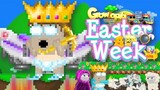 GROWTOPIA EASTER WEEK! OPENING EASTER CRATES AND GOLDEN EGG CARTONS! NEW ITEMS! | Growtopia