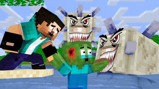 Monster School : Flood and Magic Medicine Challenge - Funny Minecraft Animation